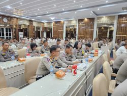 Siap Wujudkan Tertib Berlalu Lintas, Kasat Lantas Polres Pematangsiantar Ikuti Lat Pra Ops Patuh Toba Di Polda Sumut