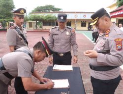 Upacara Serah Terima Jabatan di Polres Simalungun, Kapolres Tekankan Dedikasi dan Integritas