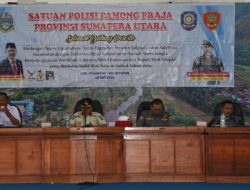 Pemkab Humbahas Bersama Satpol PP Provsu Bimtek Optimalisasi Peran Satgas Linmas Pemerintah