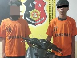 Polsek Perdagangan Resor Simalungun Berhasil Tangkap Dua Tersangka Pencurian Sepeda Motor