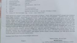 Polres Taput seakan hiraukan laporan penganiayaan siswa SMP Negeri 1 Muara  ( Chya  Putri Chalista Siregar)