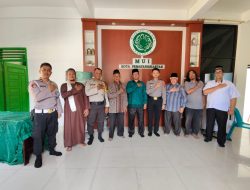 Mohon Doa dan Dukungan, Kapolsek Siantar Barat  Silaturahmi keKantor DP MUI Kota Pematangsiantar