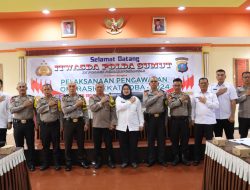 Polres Pematangsiantar Sambut Kunker Itwasda Polda Sumut Dalam Rangka Pengawasan Operasi Pekat Toba 2024