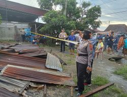 Tiga Unit Rumah Terbakar, Polsek Siantar Marihat Olah Tkp