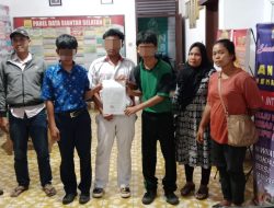 Polsek Siantar Selatan berhasil amankan pelajar SMK yang melaksanakan tawuran