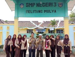 JELANG  HUT RI KE 79 SMPN 03 BELITANG MULYA MULAI MENGHIASI LINGKUNGAN SEKOLAH.