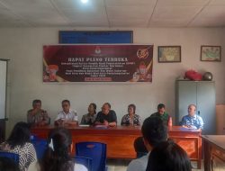 Rapat Pleno Terbuka DPHP Tingkat Kecamatan, Dihadiri Para Kapolsek