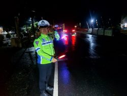 Patroli Blue Light Polres Simalungun Berhasil Tekan Pelanggaran dan Kejahatan di Malam Hari Meski Cuaca Gerimis