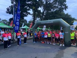 Kapolres Pematangsiantar Lepas Peserta Fun Run Gempita Kemerdekaan RI ke-79