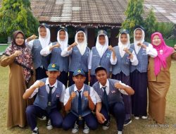 10 Putra- Putri Terbaik Pelajar SMPN 03 Belitang Mulya Oku Timur Sebagai Anggota Paskibra Peringatan HUT RI Ke 79 Tingkat Kecamatan Tahun 2024.