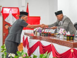 Bupati Humbahas Sampaikan Nota Jawaban Atas Pemandangan Umum Fraksi DPRD