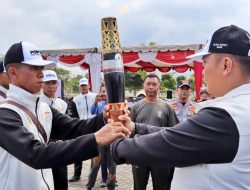 Pemkab Simalungun Berangkat Pasukan Kirab Pembawa Api PON XXI Aceh-Sumut Tahun 2024