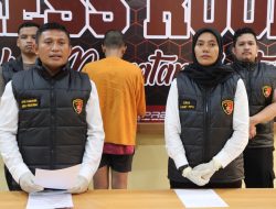 Sat Reskrim Polres Pematangsiantar Press release Kasus Percabulan