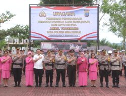 Kapolres Simalungun Pimpin Upacara Penghargaan Kenaikan Pangkat Luar Biasa Personel Polres Simalungun