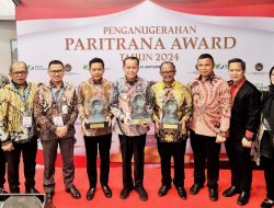 Pemkab Simalungun Terima Anugerah Penghargaan Paritrana Award Tahun 2024