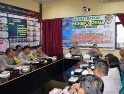 Polres Siantar Terima Kunker Tim Biro Rena Polda Sumut