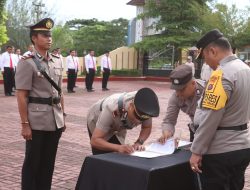 Polres Simalungun Gelar Upacara Serah Terima Jabatan, Kapolres AKBP Choky Sentosa Meliala Pimpin Langsung Prosesi