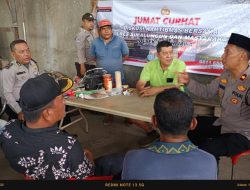 Jumat Curhat, Kapolsek Asmon Bufitra Dengarkan Aspirasi Warga di Warung Kopi Huta II Nagori Bahal Batu