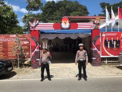 Polres Samosir Gelar Rangkaian Kegiatan Pengamanan Menjelang dan Saat Penetapan Paslon Pilkada 2024