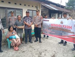 Polsek Tanah Jawa Laksanakan Program “Minggu Kasih”, Berikan Bantuan dan Pesan Kamtibmas kepada Warga yang Membutuhkan