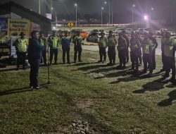 Kapolres Simalungun Pimpin Patroli Skala Besar Antisipasi Geng Motor di Malam Libur