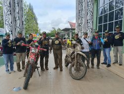 Kapolres bersama Dandim Olahraga dan Trabas Trail Bersama,  Perkuat Sinergi di Simalungun