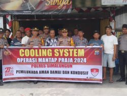 Polres Simalungun Gelar Edukasi dan Cooling System, Jaga Kamtibmas Jelang Pilkada 2024