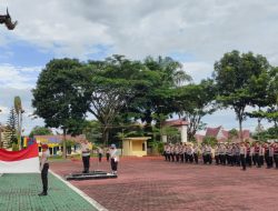 Polres Simalungun Gelar Upacara Bendera Bulanan: Perkuat Ketahanan Pangan, Pemberantasan Narkoba, dan Netralitas Menjelang Pilkada 2024