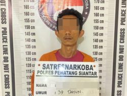 Diduga Pengedar Sabu Asal Simalungun, Polres pematangsiantar Tangkap HSPH di  Hotel Mutiara