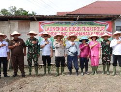 Pematangsiantar Launching Gugus Tugas Polri Serentak Dukung Ketahanan Pangan