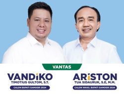 Hasil Survei PRC Pilkada Samosir 2024, Popularitas Vandiko-Ariston Jauh Lebih Tinggi daripada Freddy-Andreas.