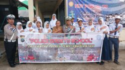 Kunjungi SMP Negeri 4,Sat Lantas Polres Pematangsiantar Police Go To School