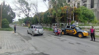 Sat Samapta Polres Pematangsiantar Laksanakan KRYD di Jalan Rajamin Purba