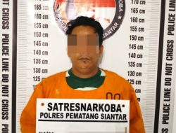 Polres Pematangsiantar Tangkap Pemilik Sabu 8,85 Gram