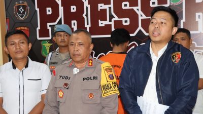 Polres Pematangsiantar Gelar Konferensi Pers Perkara Tindak Pidana Penganiayaan Yang Menyebabkan Matinya Orang