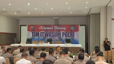 Polres Pematang Siantar Hadiri Kunjungan Kerja Tim Itwasum Mabes Polri Was Ops Lilin Toba 2024