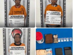 Polres Pematangsiantar, Berhasil Amanakan Tiga Terduga Pengedar Narkoba di Jalan Sisingamangaraja