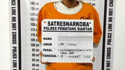 Sat Resnarkoba Pematangsiantar Berhasil Ringkus Pengedar Sabu di Halte bus Asal Perumnas Batu VI