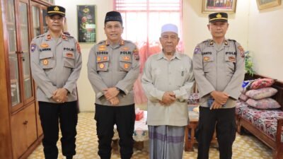 Gandeng Tokoh Agama Jaga Kamtibmas, Kapolres Pematangsiantar Silaturahmi kepada Ketua MUI Kota Pematangsiantar