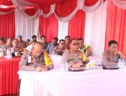 Kapolres Simalungun Ikuti Anev Operasi Ketupat Toba 2025 Secara Virtual Di Pos Pelayanan Tol Sinaksak