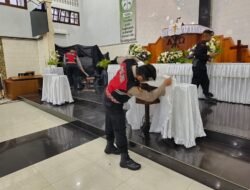 Perayaan Paskah 2025, Polres Pematangsiantar Sterilisasi Gereja Prioritas