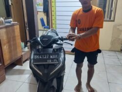 Polsek Panei Tongah Ringkus Pelaku Curanmor di Pematangsiantar