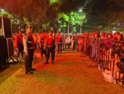 Pengamanan Puncak HUT ke 154 Kota Pematangsiantar, Polres Pematangsiantar Turunkan 180 Personil Pengamanan