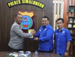 Kapolres Simalungun Terima Kunjungan Silaturahmi Pengurus KNPI Kabupaten Simalungun