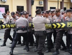 Kapolres AKBP Sah Udur Hadiri Pimpin Pelatihan Personil Ton Dalmas Polres Pematangsiantar