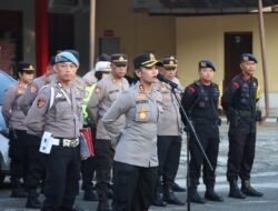 Kapolres Pematangsiantar Pimpin Apel Kesiapan Personil