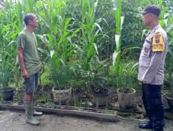 Dukung Ketahanan Pangan, Bhabinkamtibmas Polsek Siantar Timur Sambangi Warga Binaan