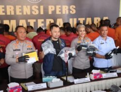Kapolres Pematangsiantar Bersama Direktorat Narkoba Polda Sumut Konferensi Pers Peredaran Narkoba dan Miras Ilegal