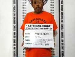 Polres Pematangsiantar Ringkus Pengedar Sabu Jalan Nagur