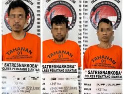 Kasat Narkoba Polres Pematangsiantar Pimpin Penangkapan Tiga Pengedar Sabu Jalan Nagur Gang Angkola